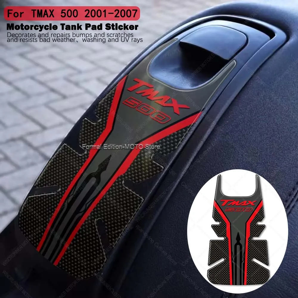 For TMAX 500 T-MAX 2001-2007 Motorcycle Accessories 3D Epoxy Decorative Sticker Waterproof Protective Sticker Tank Pad Sticker