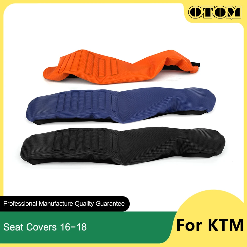 OTOM-Pinza de agarre suave a rayas para motocicleta, cubierta de asiento de goma para KTM EXC EXCF SX SXF XC XCF XCW 2019 125 250 300 350, 450,