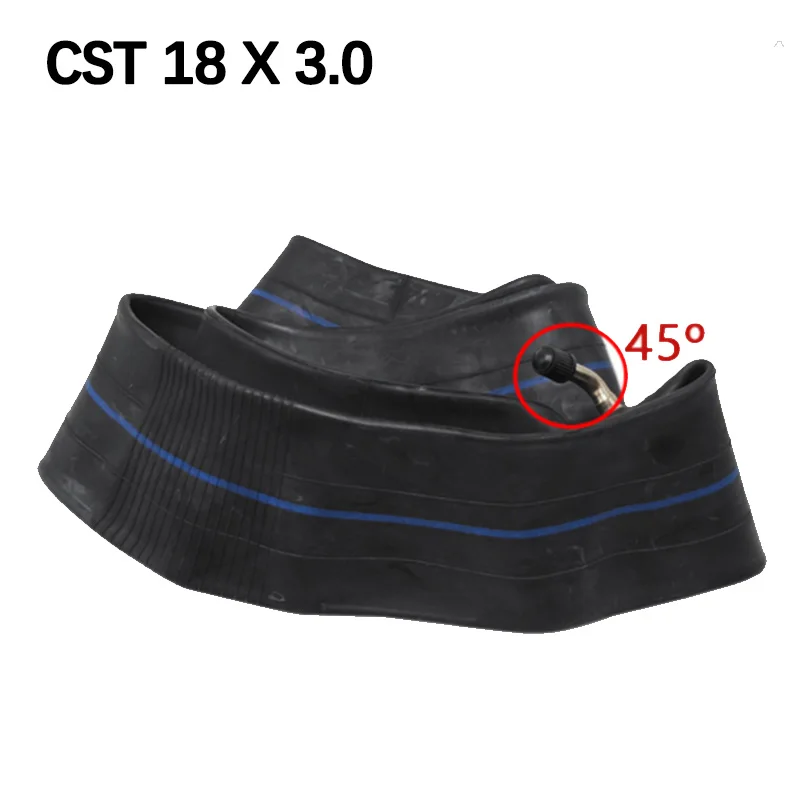 18x3.0 76-355 tire with curved valve inner tube suitable for 18 inch electric vehicle tricycle offroad