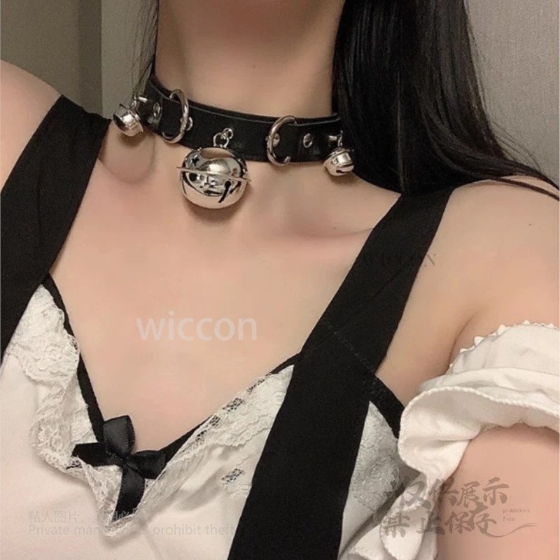 Y2K Jirai Kei Lace Choker Lolita-Style Pearl Rhinestone Lolita Sweet Pearl Necklace Sexy Heart Women Girl Accessory Chain Gothic