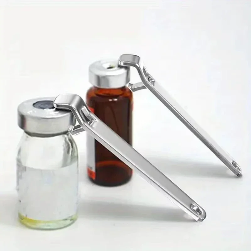 Oral Liquid Vial Ampoule Medicine Bottle Opener Cap Remover Decapper Stainless Steel Nurse Doctor Medical Portable Mini Manual