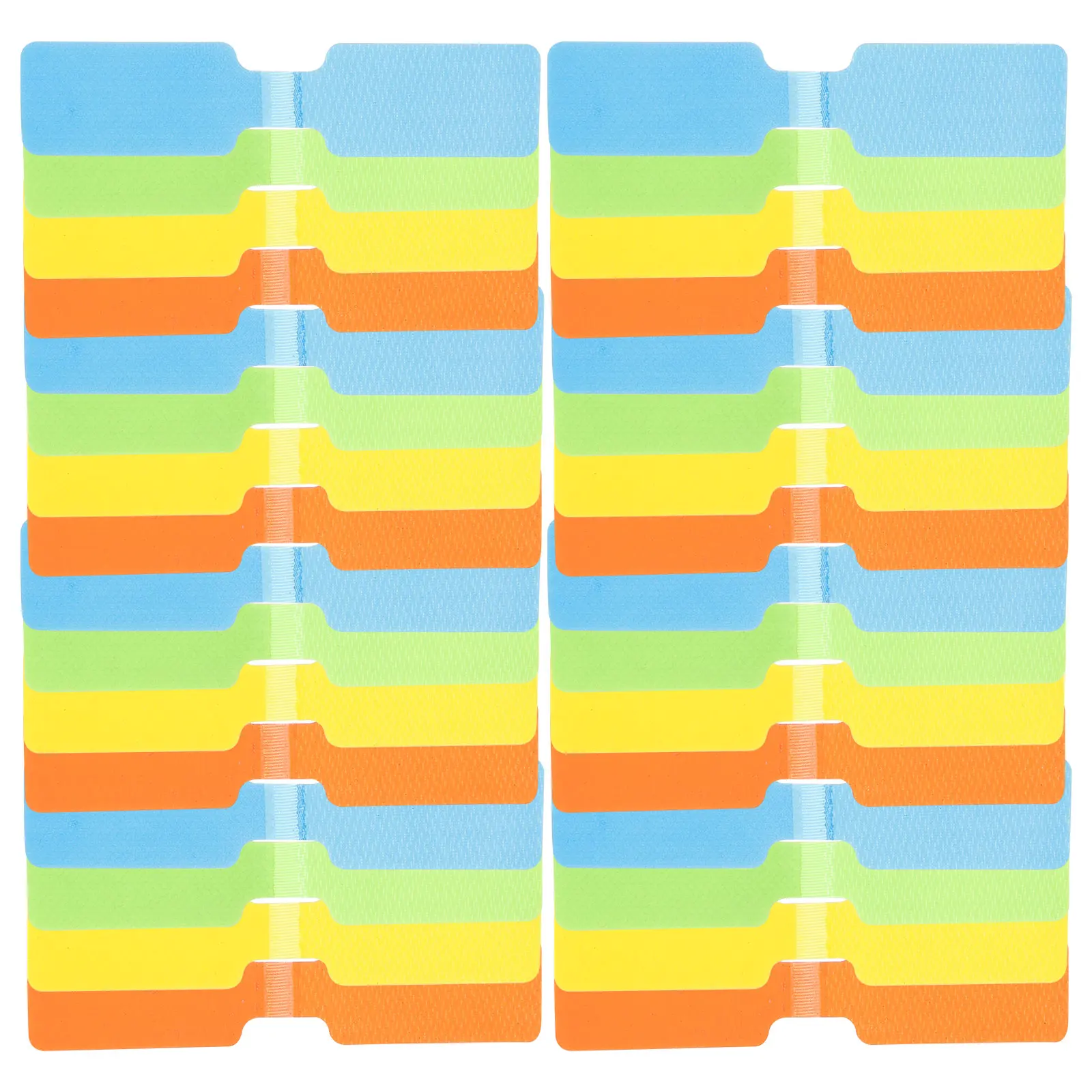 

50pcs Cable 20x45mm Cord Ties For Electronics Multicolor Writeable Nylon Tags for Electronics Wire Markers Identification