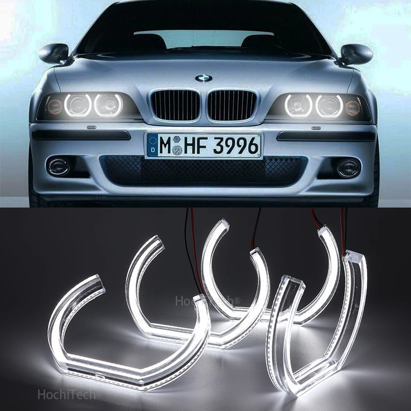 

for BMW 5 series E39 OEM 2001 2002 2003 Excellent DTM M4 Style Ultra bright led Angel Eyes DRL halo rings Retrofit Accessories