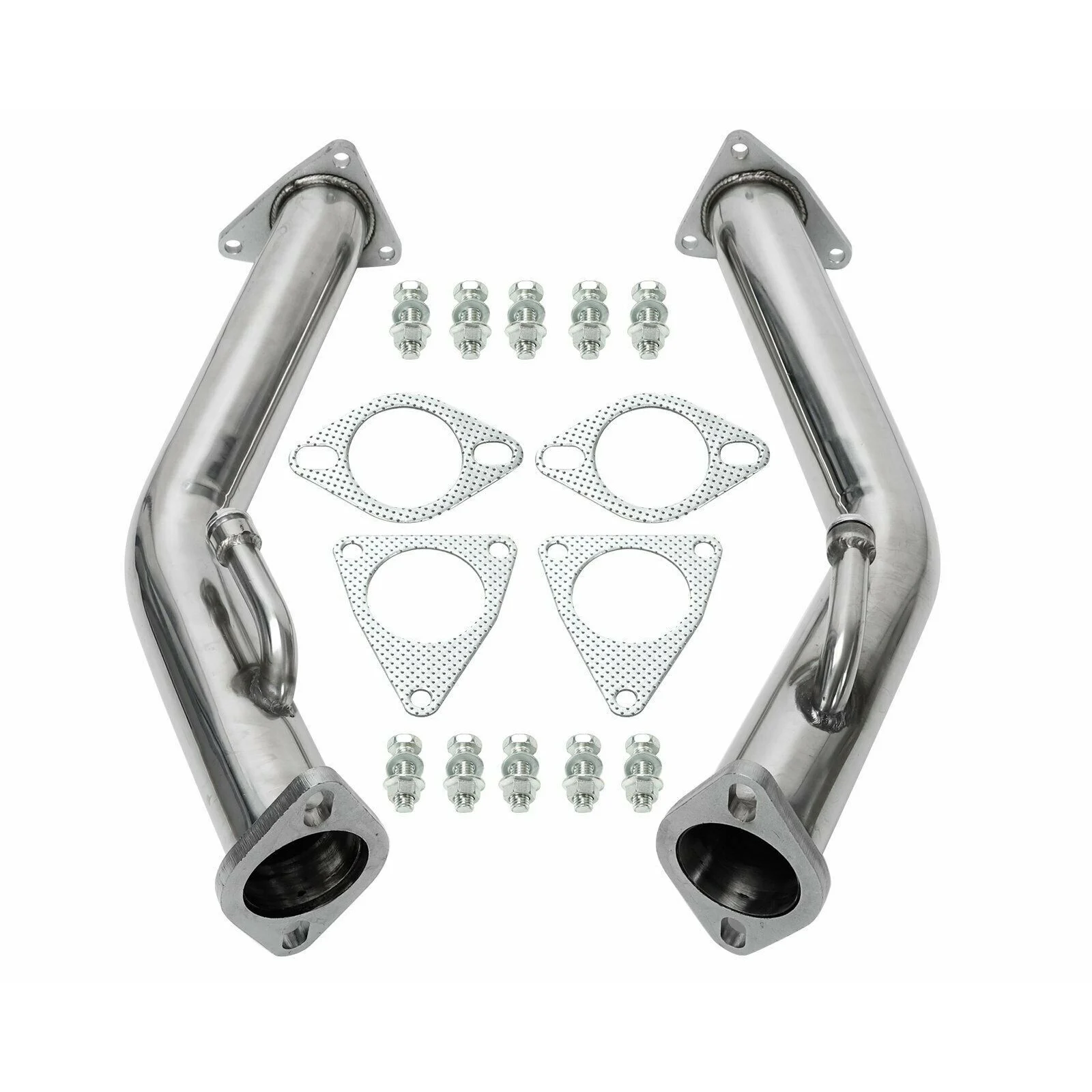 201 Stainless Steel Exhaust Header For 09-18 Nissan 370z 08-13 Infiniti G37