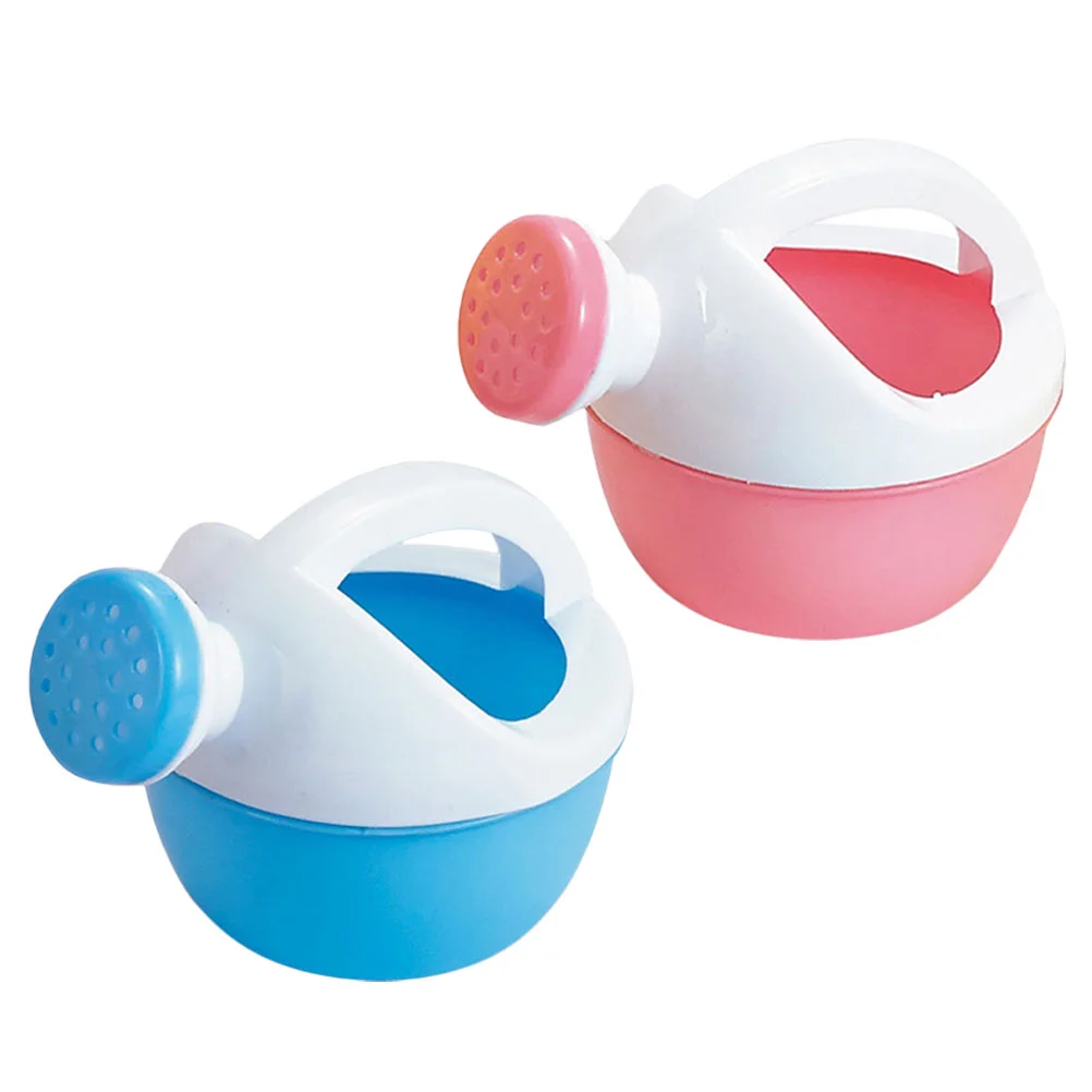 2 Pcs Water Pitcher Kettle Watering Cans for Boys Playing with Sand Plastic Bathing Parent-child