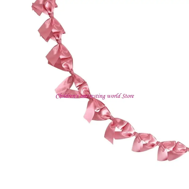 Phòng trẻ trang trí ruy băng vòng hoa đáng yêu bowknot kéo cờ chụp ảnh đạo cụ sinh nhật cung cấp 425f