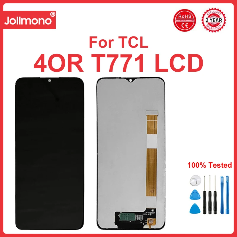 

6.6'' For TCL 40R 40 R 5G LCD Display Touch Screen Digitizer Assembly For TCL40R T771K T771K1 T771H T771A Screen Repair