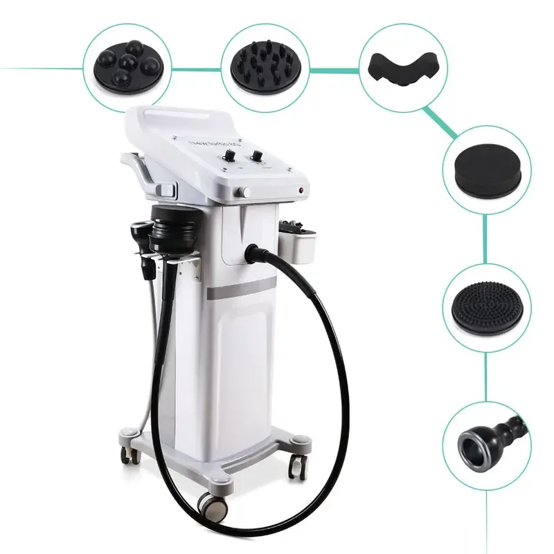 Machine amincissante pour le corps vibrant G8, 5 têtes, sonde chauffante sous vide, vibrateur à haute mort, perte de poids, graisse, SAP, le plus