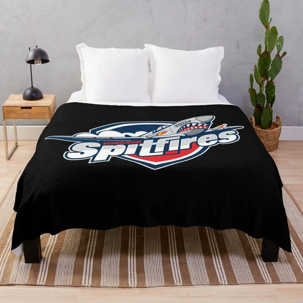 Windsor Spitfires Throw Blanket Heavy Furrys Moving Blankets