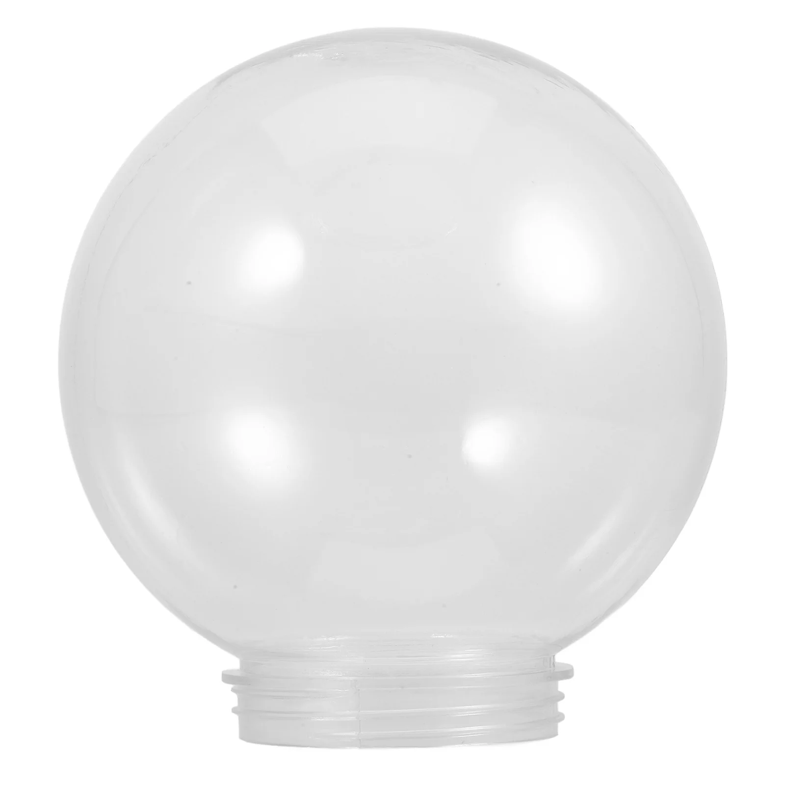 Paralume a globo in acrilico trasparente per esterni, giardino, patio, lampione stradale, ricambio, paralume in acrilico semplice