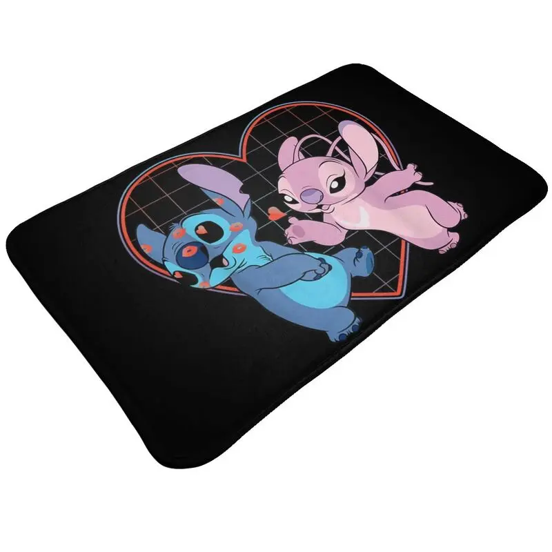 Custom Cartoon Animation Stitch Front Door Floor Entrance Mat Outdoor Kitchen Bath Doormat Toilet Carpet Rug