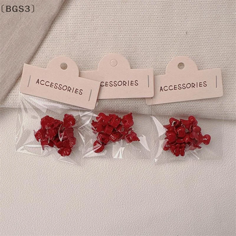 

らBGS3ováál fonte20 шт. Красные мини-заколки для волос с геометрическим сердечком и цветком, маленькая заколка-захват, заколка для волос «Разбитая челка», заколка для волос для женщин и девочек