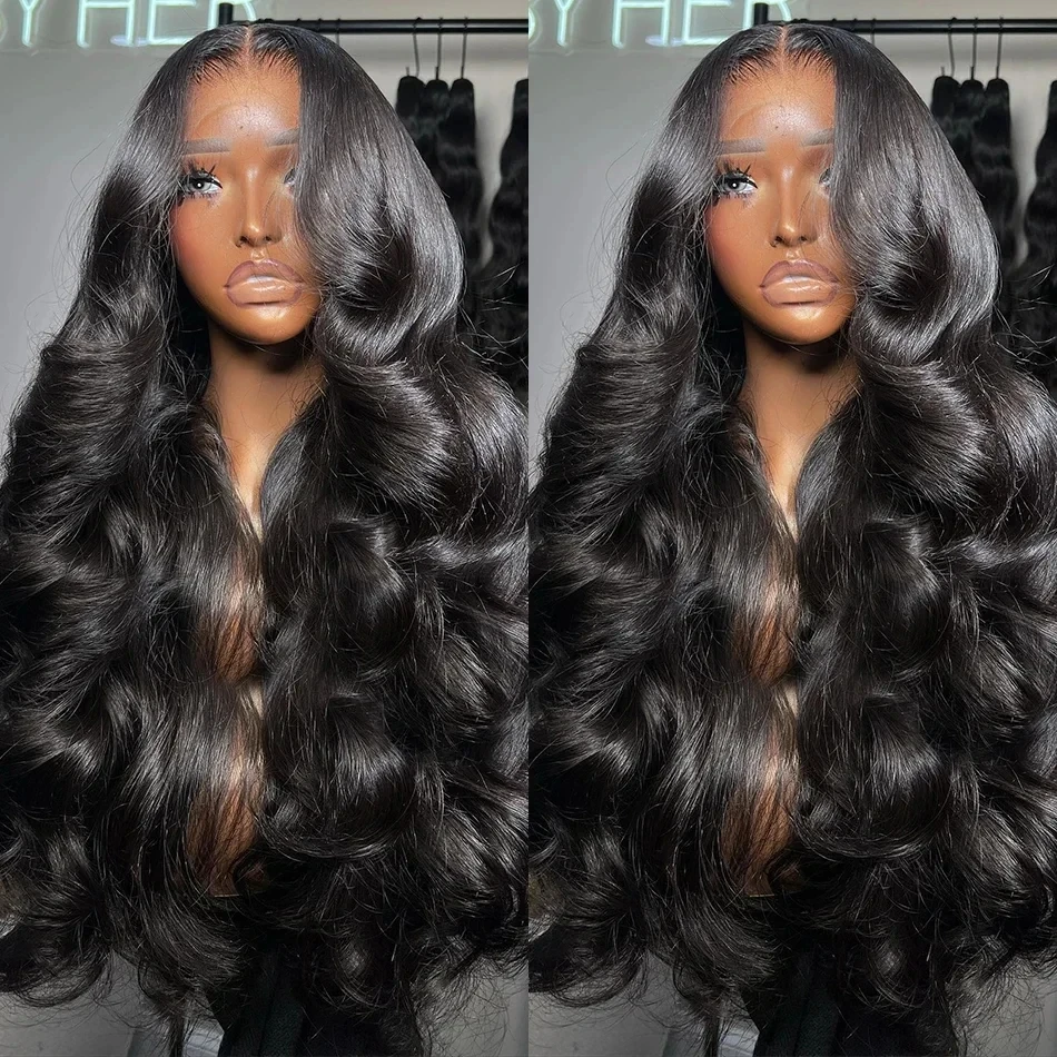 30 Inch 13x4 Body Wave Lace Front Human Hair Wigs For Black Women Pre Plucked Glueless Loose Wave 13x6 Hd Lace Frontal Wig 250%