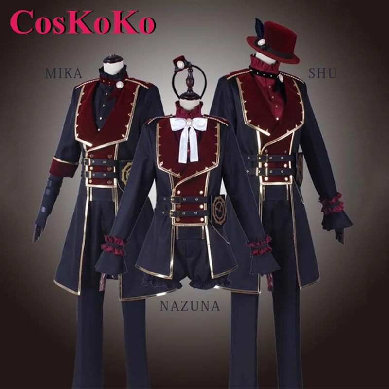 CosKoKo Itsuki Shuu Cosplay Costume Anime Ensemble Stars Valkyrie Fashion Handsome Uniform Men And Women Role Play Clothing