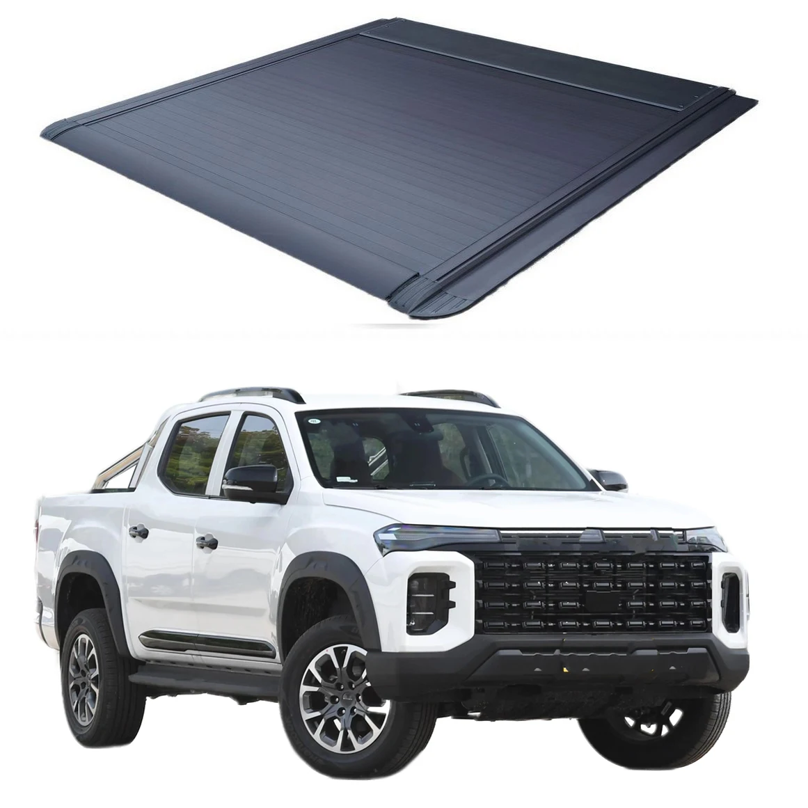 

Electric Retractable Tonneau Cover for Pickup Trucks Waterproof Roll-up Design Fitting Navara D40 Sierra Canyon Chevy Ranger