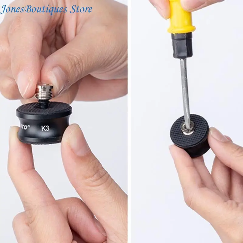 

Photography Accessories Male 1/4 to Female 3/8 Thread Screw Adapter Converter W8KE