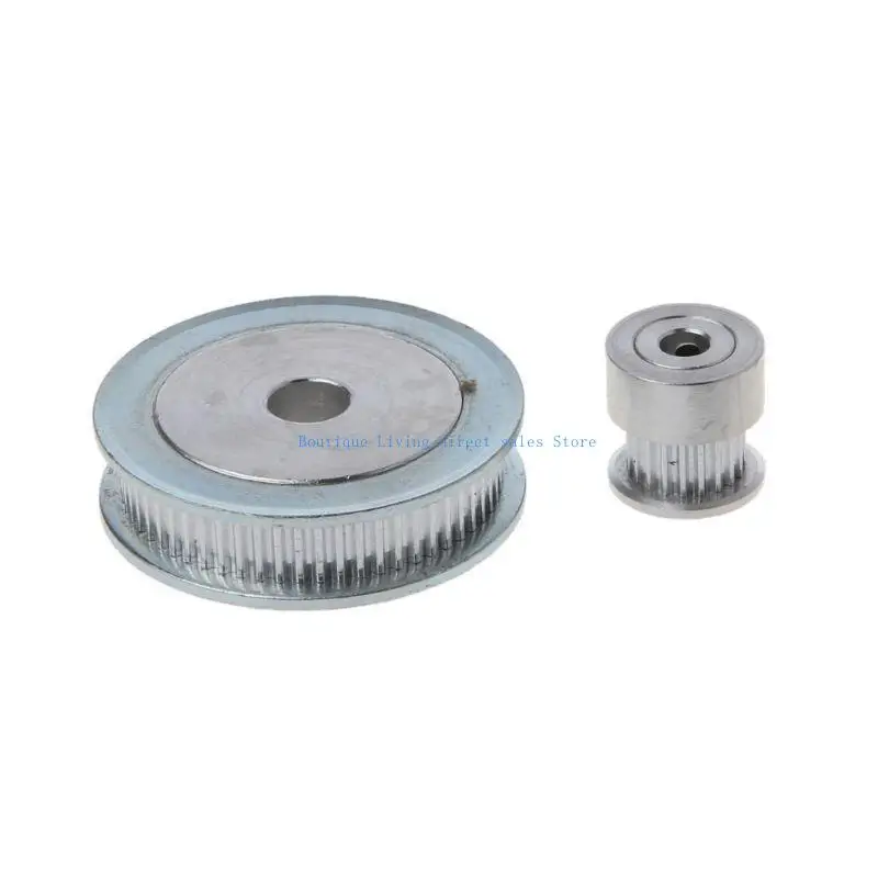 

1 Set GT2 Timing Belt Closed-loop 200mm Pulley 20 Teeth and 60 Teeth Reduction 3:1 for 3D Printer Accessories