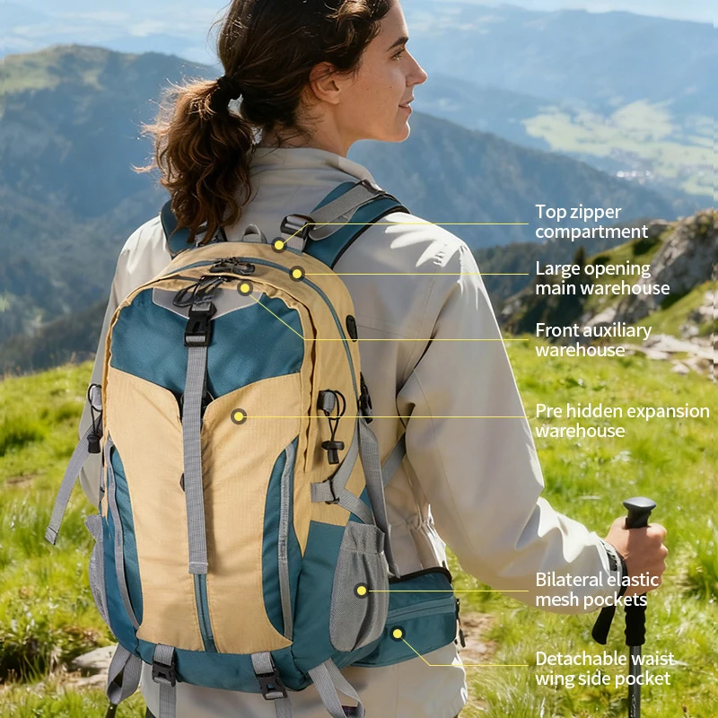กระเป๋าเป้เดินป่าขนาด 40 ลิตร  - Rain Cover Backpack บทวิจารณ์และราคา