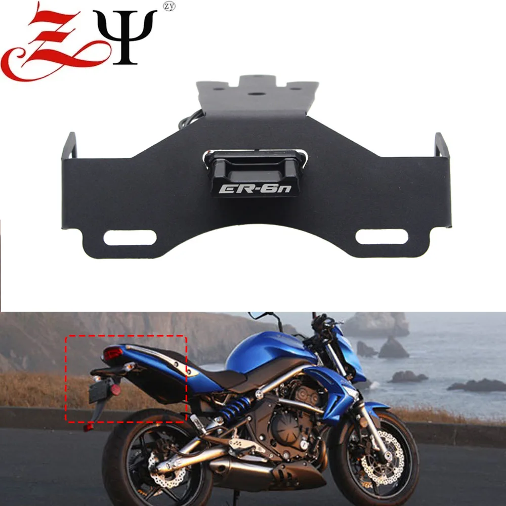 Motorcycle Tail Tidy License Plate Holder Fender Eliminator For Kawasaki ER6-N ER6-F Ninja 650 650R Faired ER-6N ER6N ER6F ER-6F
