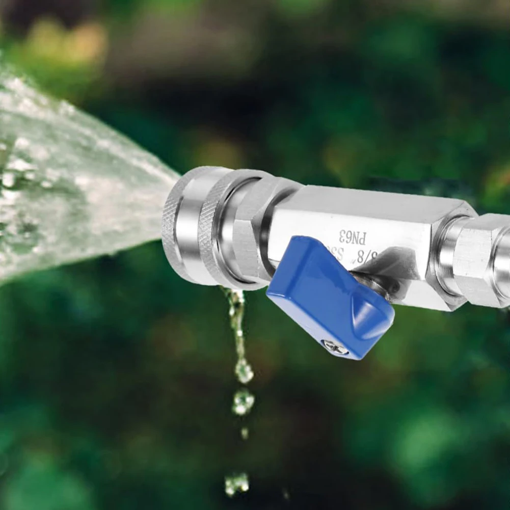 مفتاح خرطوم مضخة غسيل السيارات مع 3/8 أو 1/4 بوصة توصيل سريع التوصيل مفتاح ماكينة غسل الضغط العالي 4500 رطل لكل بوصة مربعة #2