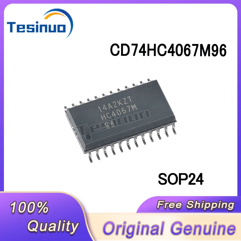 10/PCS New Original CD74HC4067M96 CD74HC4067M HC4067M SOP24 High speed analog multiplexer chip In Stock