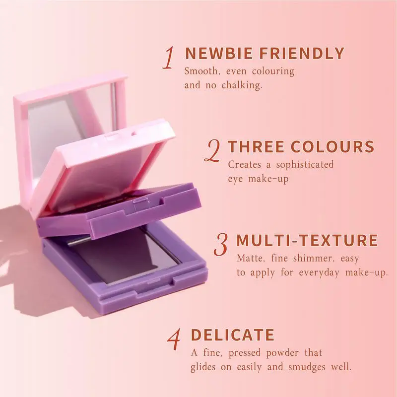 3 in 1 Makeup Palette Eye Shadow Palette Blendable Face Palette for Women Powder Blusher Eyeshadow and Highlighter Palette