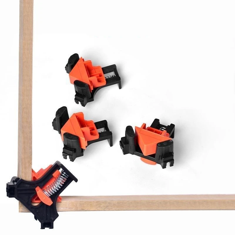 1pc 4pcs Adjustable Corner Clamp for Woodworking,Reinforced Spring Lock 90-Degree Angle Clamps,For Frames,Cabinets,Furniture,DIY view 5