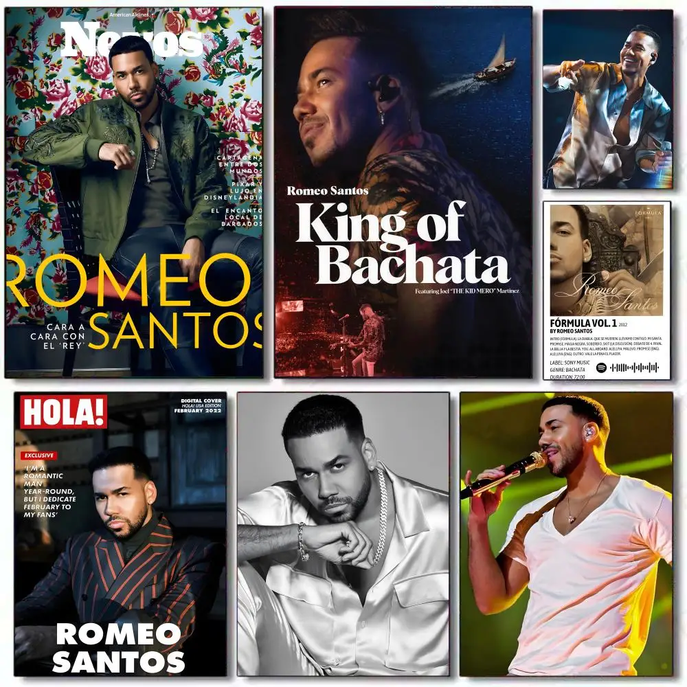 المغني R-روميو سانتوس ملصق جدار ديكور غرفة المعيشة غرفة نوم مكتب المطبخ الحديثة قماش الفن اللوحة طباعة تصميم المنزل