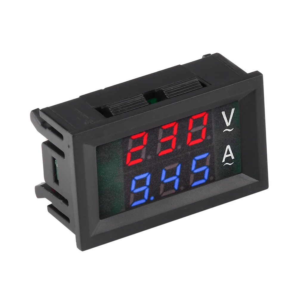 AC 50-500V Digital LCD Voltmeter Ammeter 10A 50A 100A 220V Voltage Current Meter Tester Detector Current Transformer