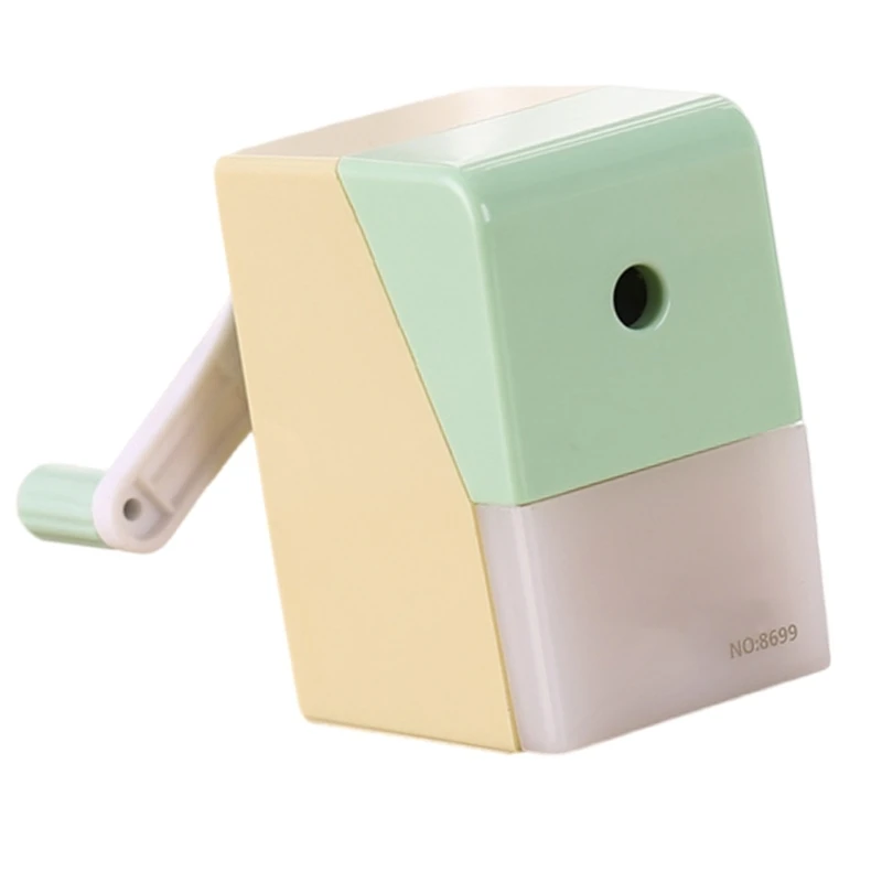 Taille-crayon manuel avec récipient à alimentation automatique en épaisseur réglable