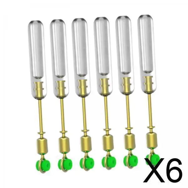 

6 наборов из 6 рыболовных поплавков с вращающимися вертлюжками и ящиком для хранения