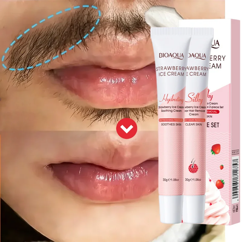 Permanent Hair Removal Cream Set For Men Women Body Face Intimate Areas Painless Hair Growth Inhibitor Depilatory Sooth SkinCare