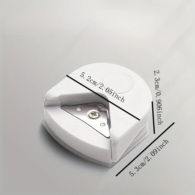 Battery-free, easy-to-trim tool, portable stainless steel corner cutter, suitable for photos and paper crafts