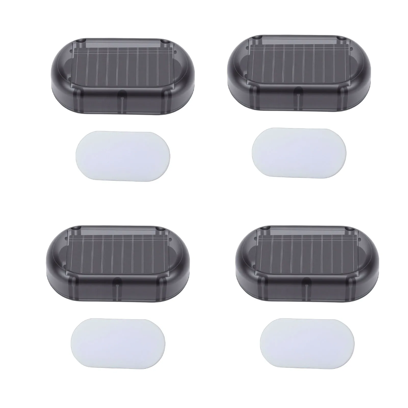 

4PCS Electromagnetic Car Snow Removal Device Solar Charging Anti Freeze Car Defroster Complete Winter Safety Security Set for Al