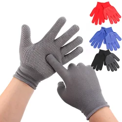 Nylon Dispensing Safety Protective Working Gloves Stick Hand Non-Slip Gardening Driving Nylon Labor Protection Thin Dispensing