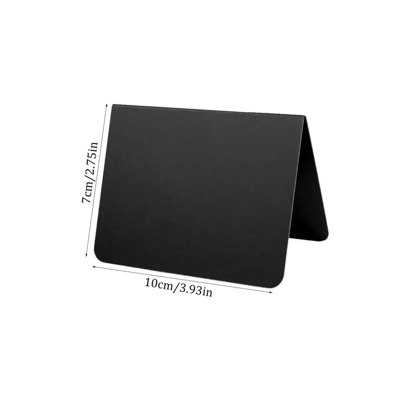 Mini Quadro com Caneta Branca, Quadro Preto, Exposição, Lugar do Alimento, Negócio, Nome, Negócio, Sinal de Mesa, 1Pc, 12Pcs