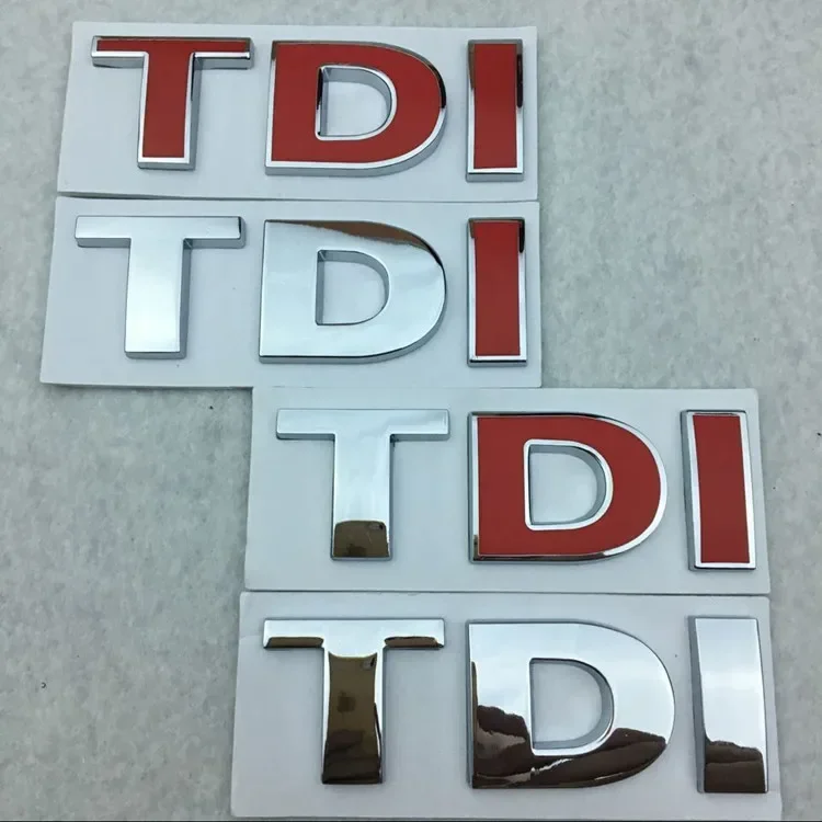 

Metal Car Sticker Auto Body Rear Trunk Tail Decal Badge for Volkswagen TDI Lavida Golf Passat Sharan Jetta Touareg Tiguan Polo
