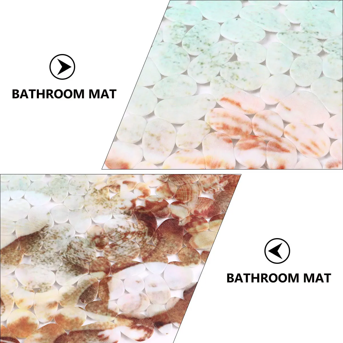 

Anti-Skid Bathroom Mat Pvc Dots Bottom Non-Slip Waterproof Machine Washable Bright Color Fast Drying Floor Mat For Bath