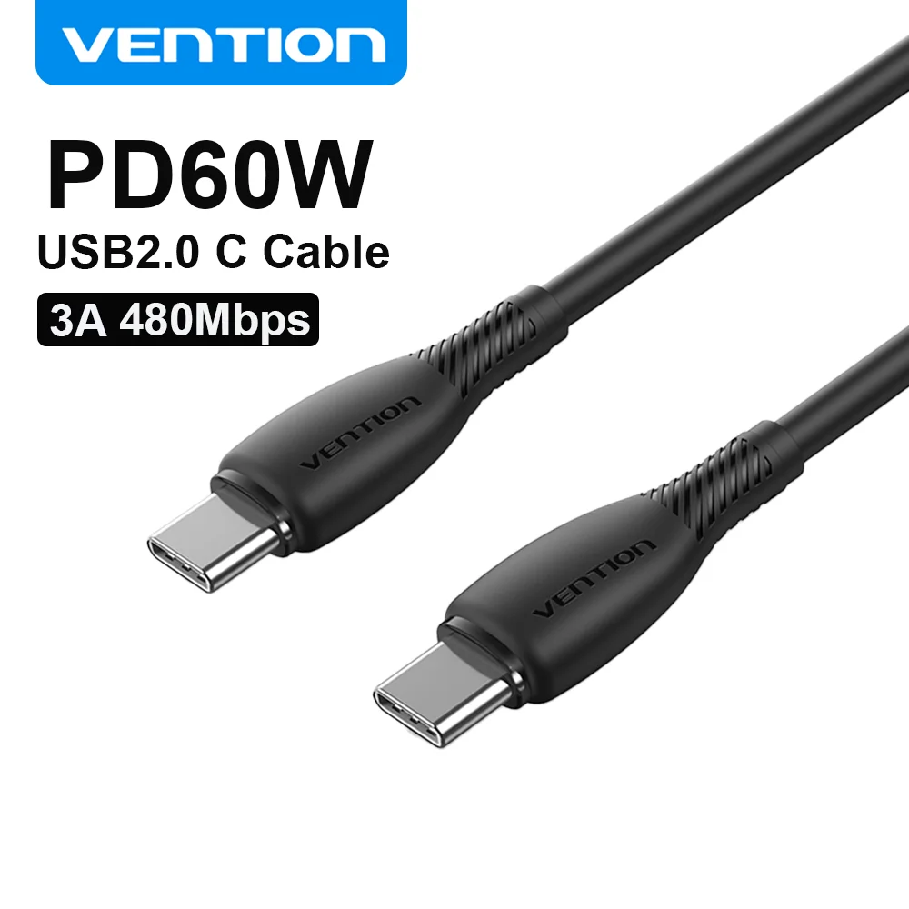 Vention USB Typ-C Kabel für Samsung Poco S21 3A Schnellladung USB-C Ladekabel Datenkabel für Xiaomi Redmi Note 8 Typ-C Kabel