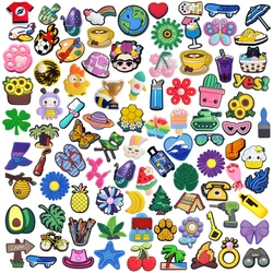 50,100 pcs Random Shoe Charms for Crocs, Random PVC Different Shoe Charms for Bracelet Wristband Party Gifts