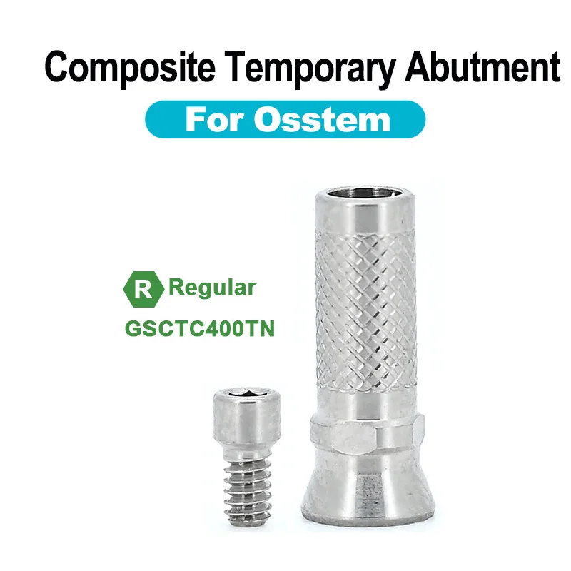 Dental Multi Unit Temporary Abutment with Bridge Screw for Osstem Implant Components