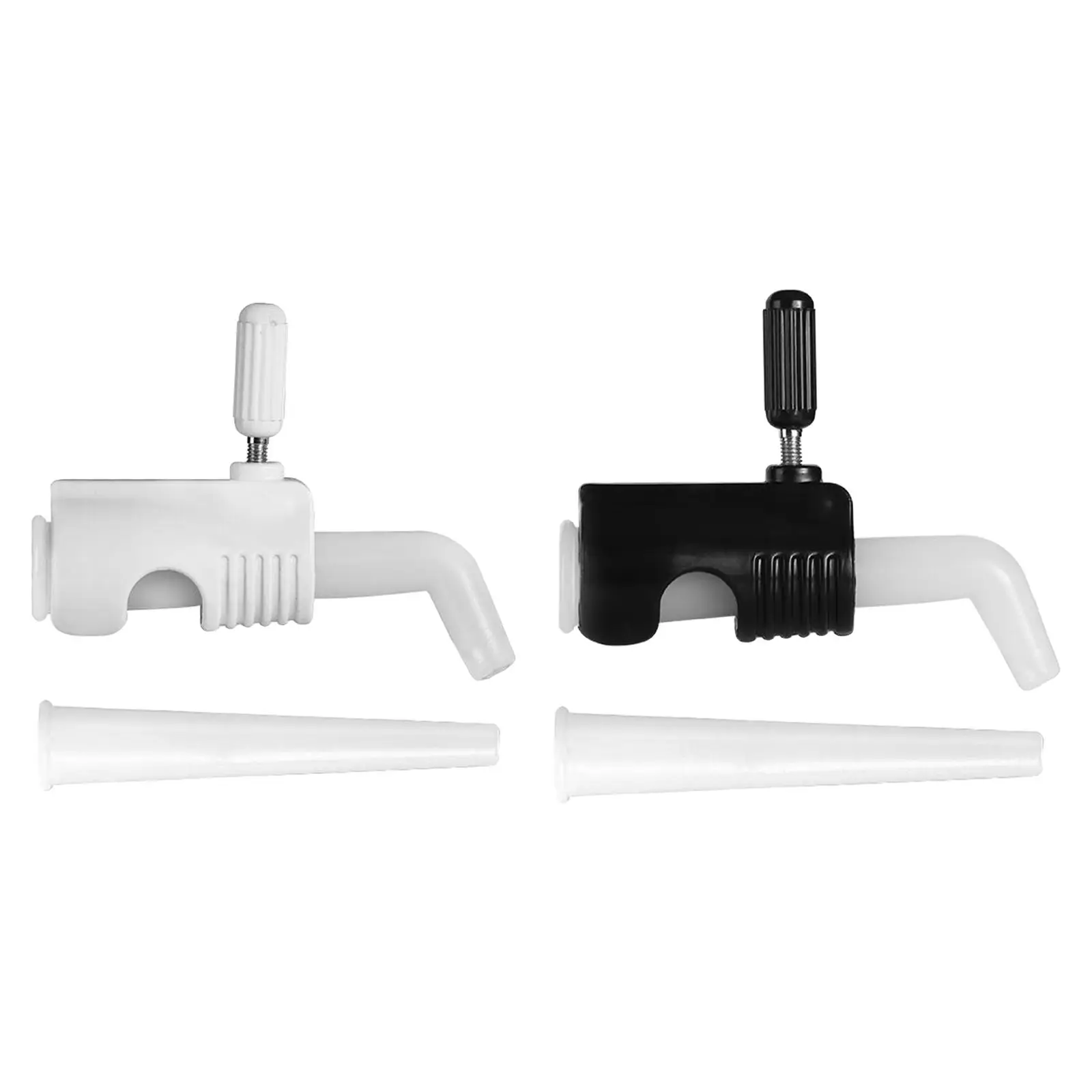 Válvula de controle de fluxo precisa, peças de cafeteira de plástico de silicone, ferramenta de cozinha para chaleira de chá de vidro e bule de gotejamento