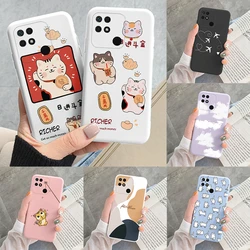 For Redmi 10C 10 C Back Cover Protective Case Soft Silicone Cute Cartoon Cat Frog Phone Case For Xiaomi Redmi 13C 14C 12C Coque