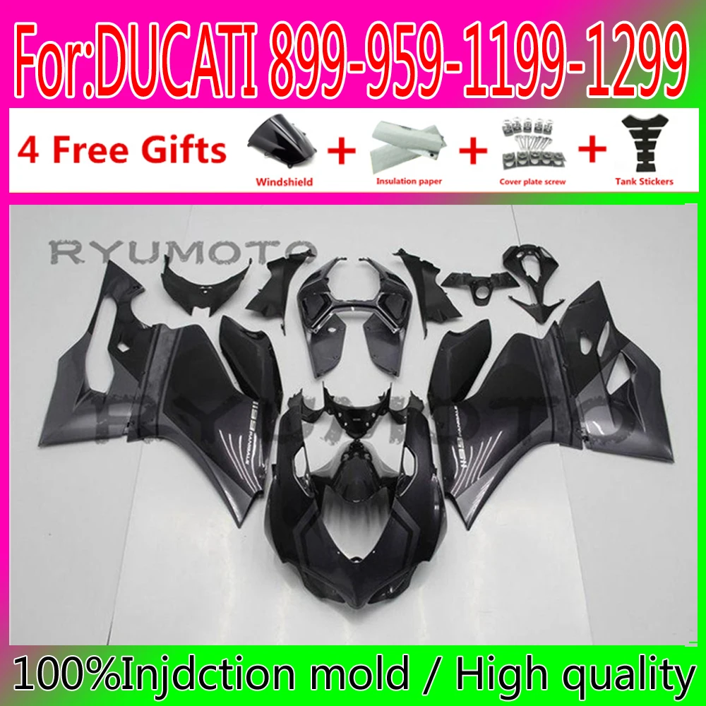 

Injection Mold Motorcycle Whole Fairings Kit Fit For Ducati 899 1199 12 13 14 Panigale 959 1299 15 16 17 18 Fairing