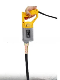 Yellow aluminum shell, hand-held concrete vibrating machine