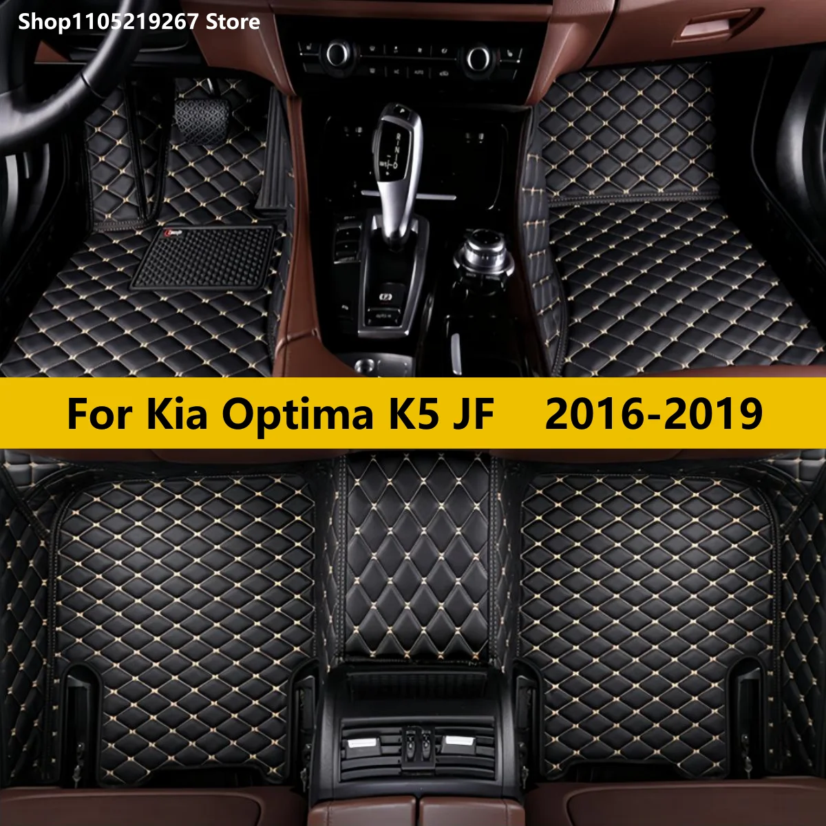 

SUV Car Floor Mats Fit For Kia Optima K5 JF 2016 2017 2018 2019 Auto Accessories Leather Waterproof Anti Slip Foot Carpet