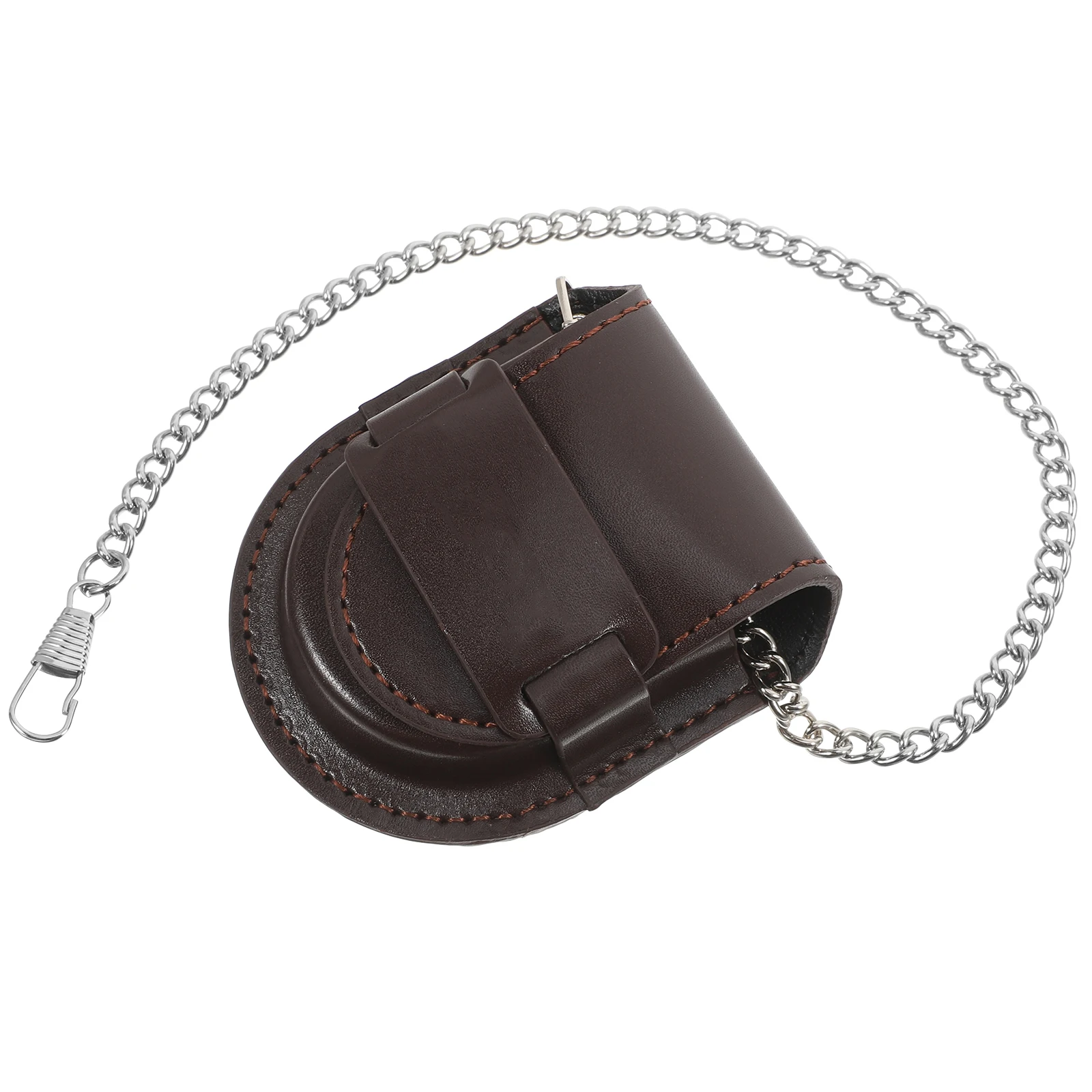 

Pocket Watch Case Pouch Storage Bag Vintage Wrapping Pu Travel Protective Safe Practical Longtime Use Retro