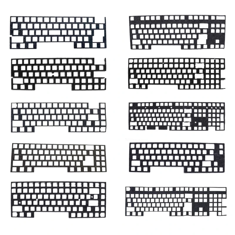 Mute Foam Silencers Pad Switches Sound Dampeners Sheet Soft Landing Pads Dimples Sponge for Mechanical Keyboards