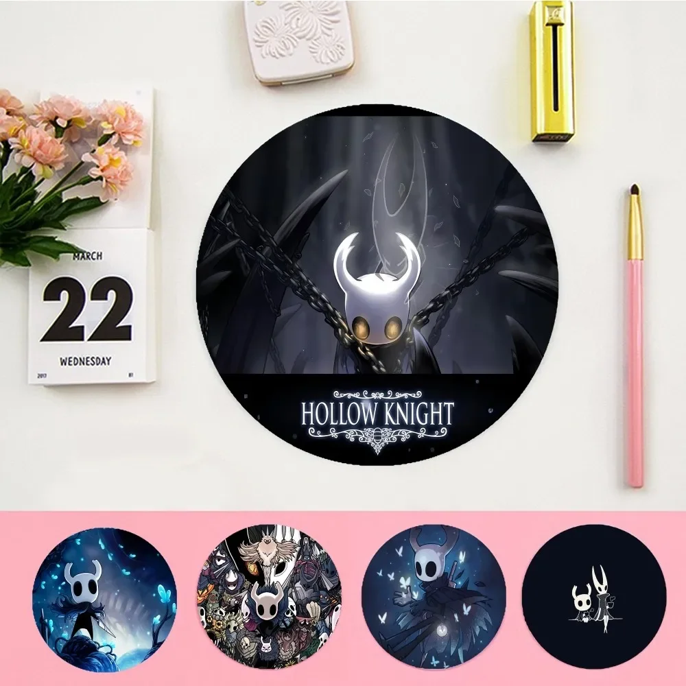 

Hollow Knight DIY Round Desktop Desk Mat Kawaii Gaming Accessories Students Writing Pad Mouse Pad for PC Desk Pad