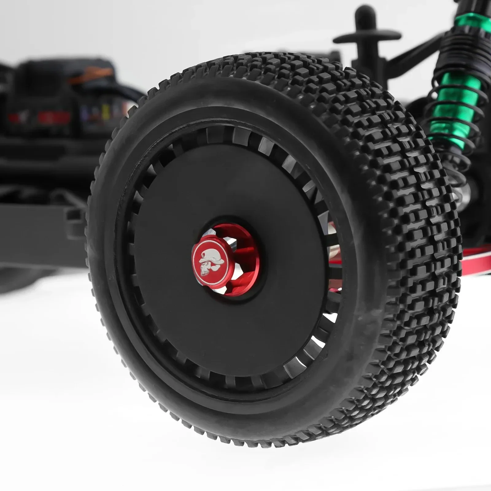 4 stuks 17mm Metalen Hex Wielmoeren 1.25 Draad Stofdicht Anti-Slip antislip voor Traxxas X-Maxx Summit E-Revo Slee Buggy Truc
